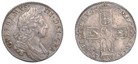 William III (1694-1702), Shilling, 1697, third bust variety (ESC 1132; S 3511). Toned, about...