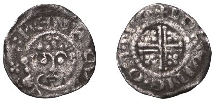 Richard I (1189-1199), Penny, class II, Lincoln, Lefwine, lefwine Â· on Â· nic, obv. e part of...