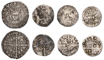 Henry VI, Annulet issue, Halfgroat, Calais, mm. cross II, reads calis', 1.70g/11h (S 1840);...