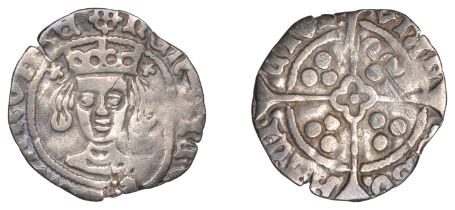 Henry VI (First reign, 1422-1461), Rosette-Mascle issue, Penny, York, Abp Kemp, mullets by c...