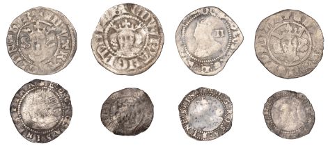 Edward I, Pennies (3), various classes, Canterbury and London (2); together with later hamme...