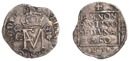 Mary (1542-1567), Second period (with Francis), Nonsunt Groat, 1558, 1.47g/2h (SCBI 35, 1101...