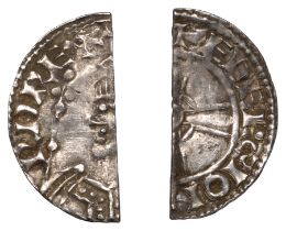 Edward the Confessor (1042-1066), Cut Halfpenny, Expanding Cross type [Light issue], Thetfor...