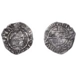 Henry VIII (1509-1547), Second coinage, Penny, Durham, Bp Wolsey, mm. crescent on obv. only,...