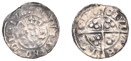 Edward I (1272-1307), Penny, class 10cf3, Durham, Bishop Bec, mm. cross moline, 1.33g/1h (Du...