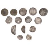 Henry II, Short Cross coinage, cut Halfpenny, class Ib, Winchester, uncertain moneyer, 0.64g...