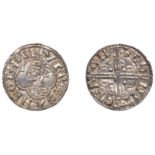 Cnut (1016-1035), Penny, Quatrefoil type, Cambridge, Cniht, cniht o gran, struck from Thetfo...