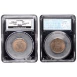 Victoria (1837-1901), Halfpenny, 1893 (BMC 1852; S 3956). Good extremely fine with some orig...