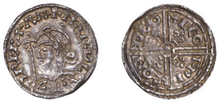 Harold I (1035-1040), Penny, Long Cross Fleur-de-Lis type, Thetford, Leofwine, harold recx a...