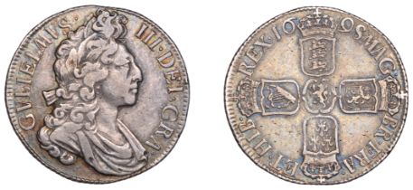 William III (1694-1702), Shilling, 1698, fourth bust (ESC 1141; S 3515). About very fine wit...