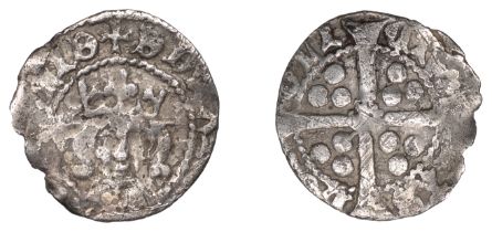 Edward IV (First reign, 1461-1470), Heavy coinage, Penny, Durham, King's Receiver, mm. plain...