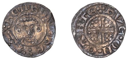 John (1199-1216), Penny, class Va2, Canterbury, Hue, hveÂ· onÂ· cante, curls 2/3, colon after...