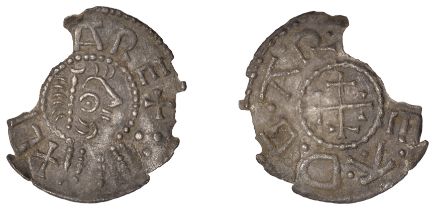Kings of Mercia, Ludica (825-7), Penny, uncertain East Anglian mint, Eadgar, diademed bust r...