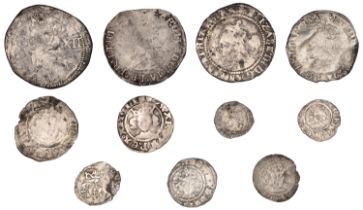 Philip and Mary, Groat, mm. lis, 1.93g/5h (S 2508); together with other hammered silver coin...