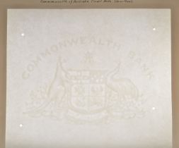 Australia, a group of miscellaneous watermarked papers, comprising stamp paper (5), loan pap...