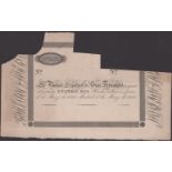 El Banco Espanol de San Fernando, proof 4000 Reales, Madrid, 1 March 1850, no signatures or...