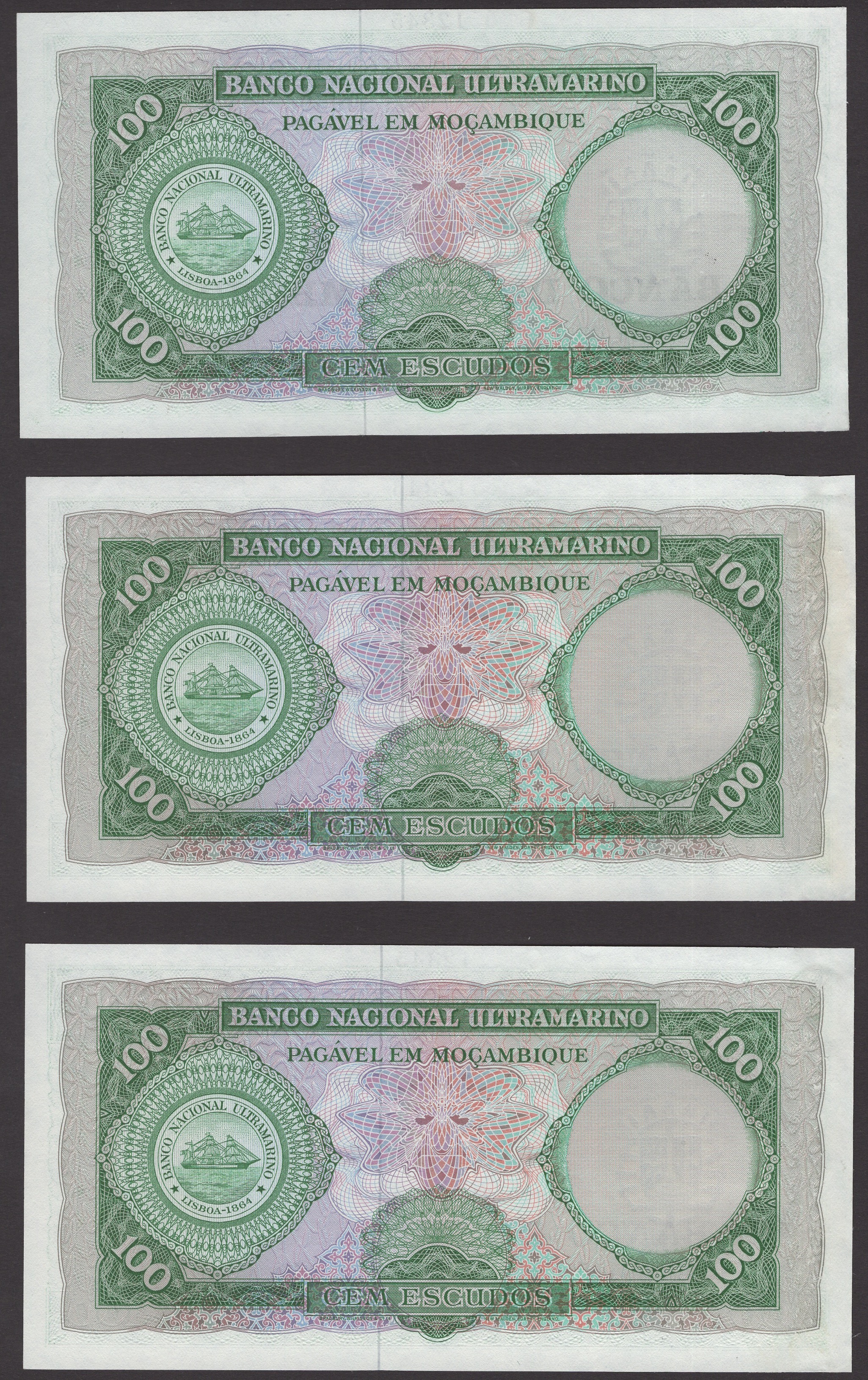 Banco de Mocambique, a remarkable full range of specimens and proofs for the overprinted... - Image 2 of 8