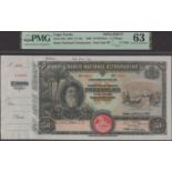 Banco Nacional Ultramarino, Cape Verde, printers archival specimen 50 Mil Reis, 1 March...