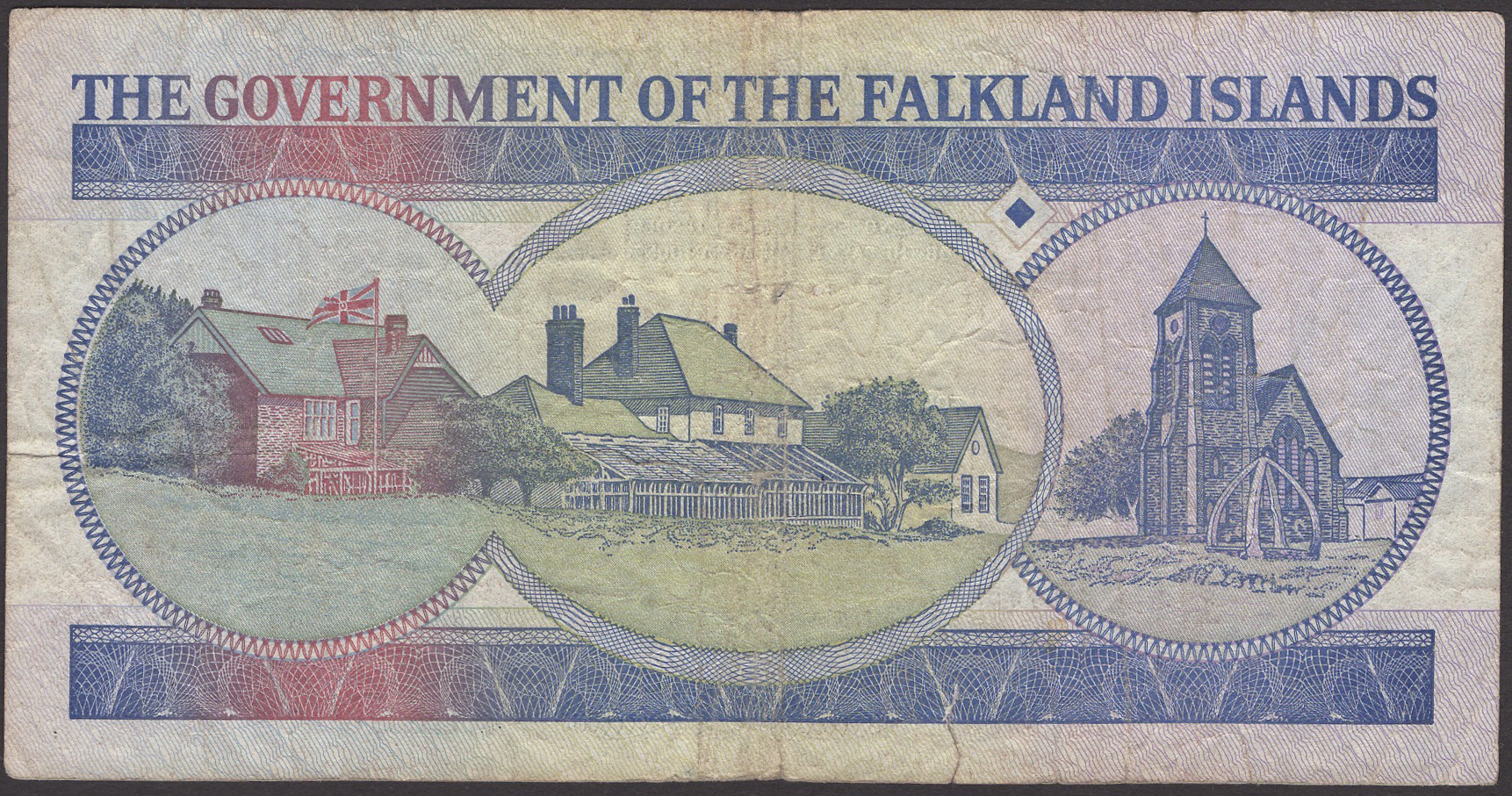 Government of the Falkland Islands, Â£50, 1 July 1990, serial number A000019, fine,... - Image 2 of 2