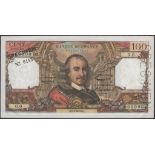 Banque de France, specimen 100 Francs, ND (1964-79), serial number 0.0 00000, black...