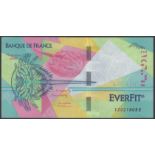 Banque de France, an Everfit house note on hybrid paper/polymer substrate, serial number...