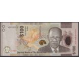 Central Bank of the Bahamas, specimen $100, 2021, serial number A0000000, Rolle signature,...