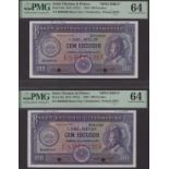 Banco Nacional Ultramarino, St Thomas & Prince, specimens for 100 Escudos (6), 20 November...