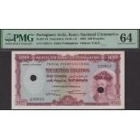 Banco Nacional Ultramarino, Portuguese India, 300 Escudos, 2 January 1959, serial number...