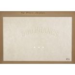 Banque Nationale de Belgique, watermarked paper for 500 Francs (5), issue of 1910-25, glued...