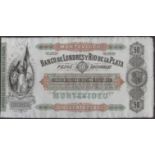 Banco de Londres y Rio de la Plata, unissued 50 Pesos (2), 1 January 1872, serial numbers...