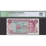 Bermuda Monetary Authority, $5, 1 January 1986, serial number A/2 200018, Gibbons and Cooke...