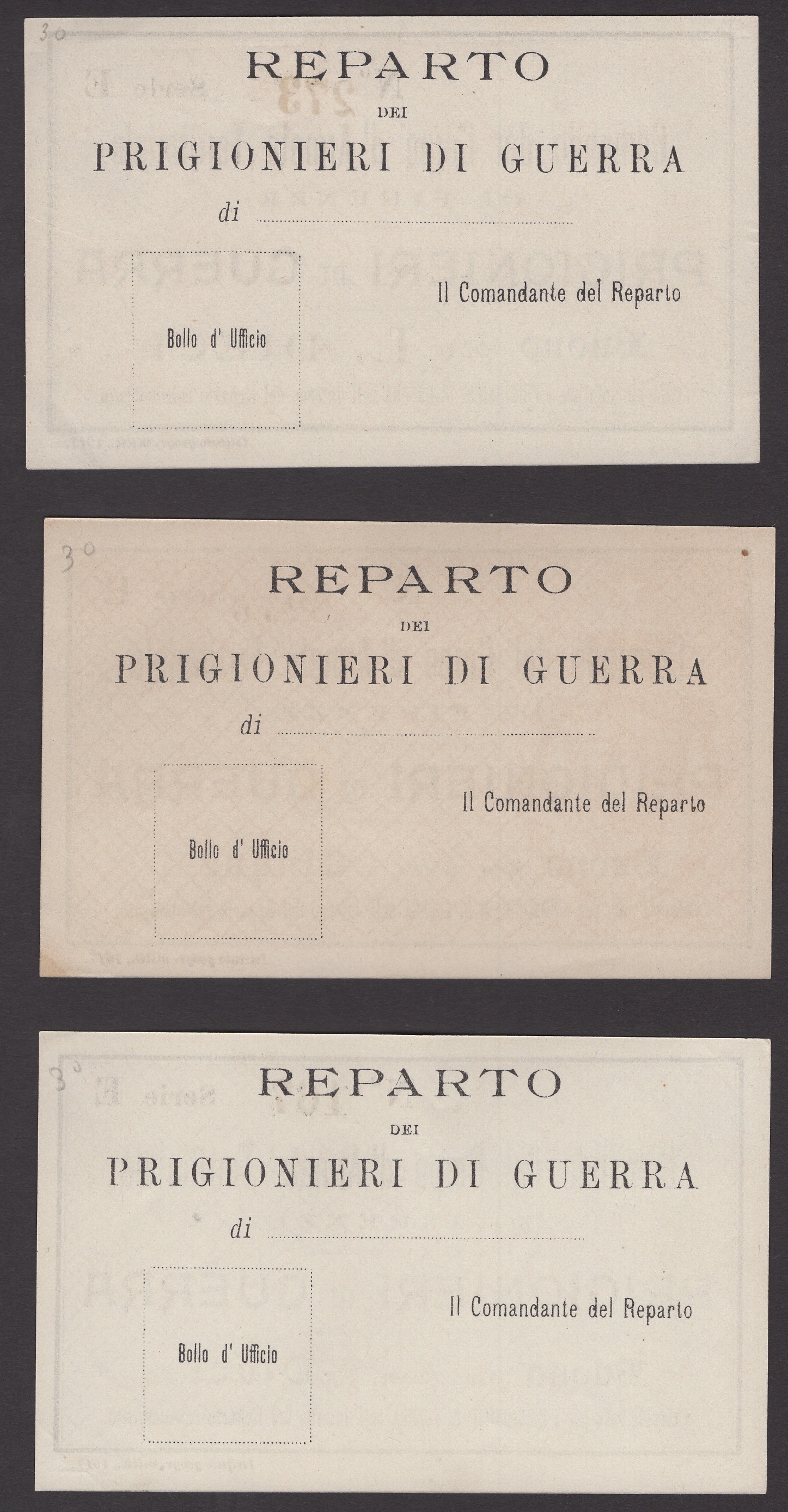 Comando Reparti Prigioniri di Guerra, 5, 10 and 25 Centesimos and 1, 2, 5 and 10 Lire,... - Image 2 of 6