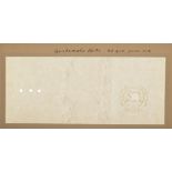 Banco Central de Guatemala, watermarked papers (3) as used on the series of 1926 and 1928,...