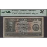 Banco Nacional Ultramarino, Mozambique, 50 Escudos, 11 January 1938, serial number 000164,...