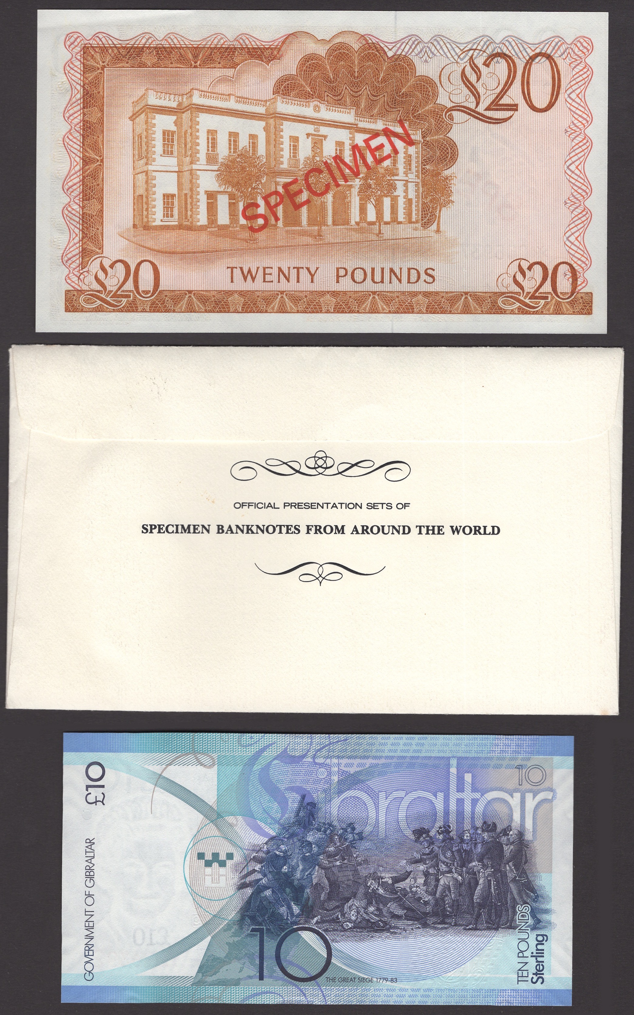 Government of Gibraltar, a set of Franklin Mint specimens comprising Â£1, Â£5, Â£10 and... - Bild 2 aus 2