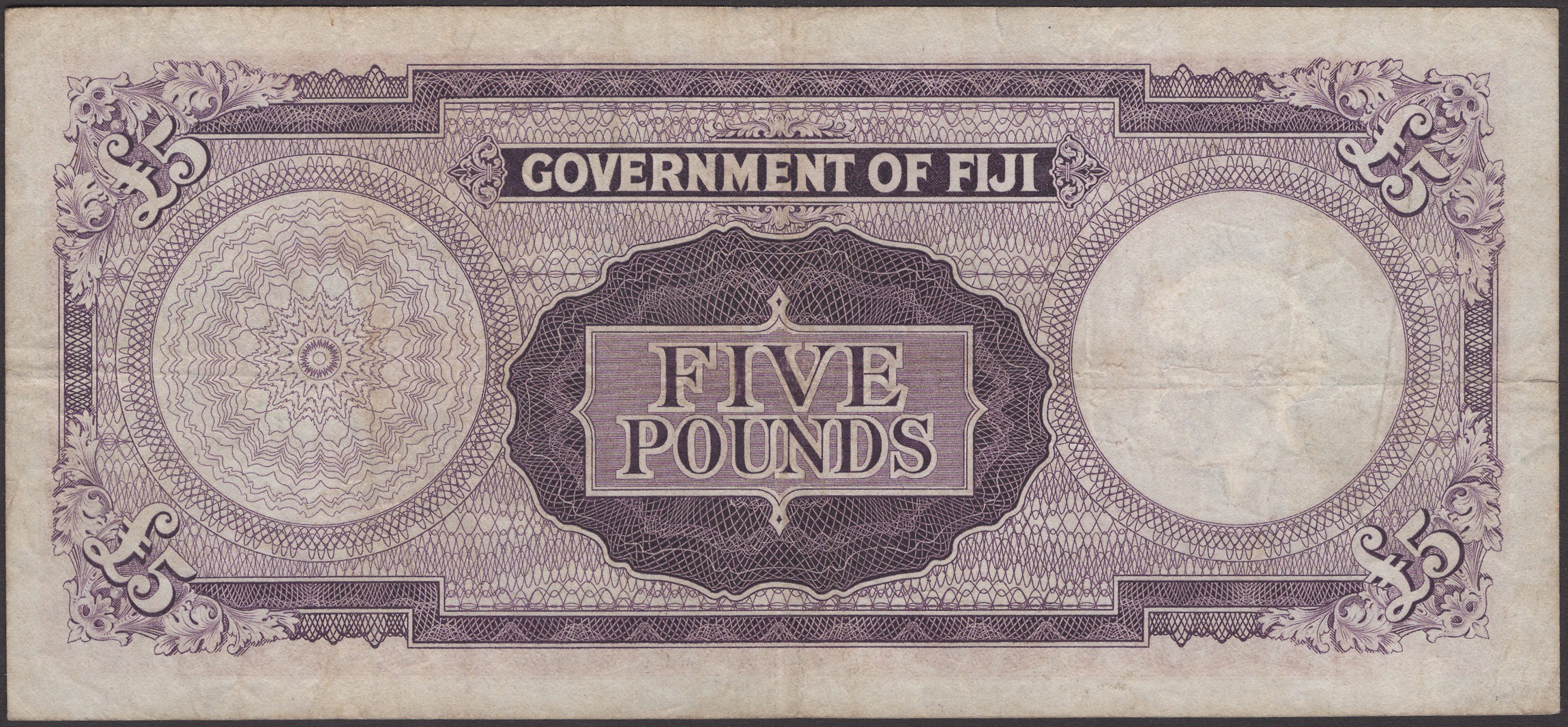 Government of Fiji, Â£5, 1 October 1960, serial number C/1 167776, Bevington, Griffiths and... - Bild 2 aus 2