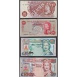 A Small Group of Notes with interesting serial numbers comprising Government of Gibraltar,...