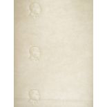 Ministry of Finance, Turkey, a full sheet of watermarked paper (30) as used on the 1, 5 and...