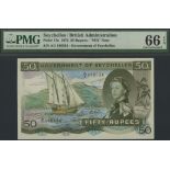 Government of Seychelles, 50 Rupees, 1 August 1973, serial number A/1 180524, Greatbatch...