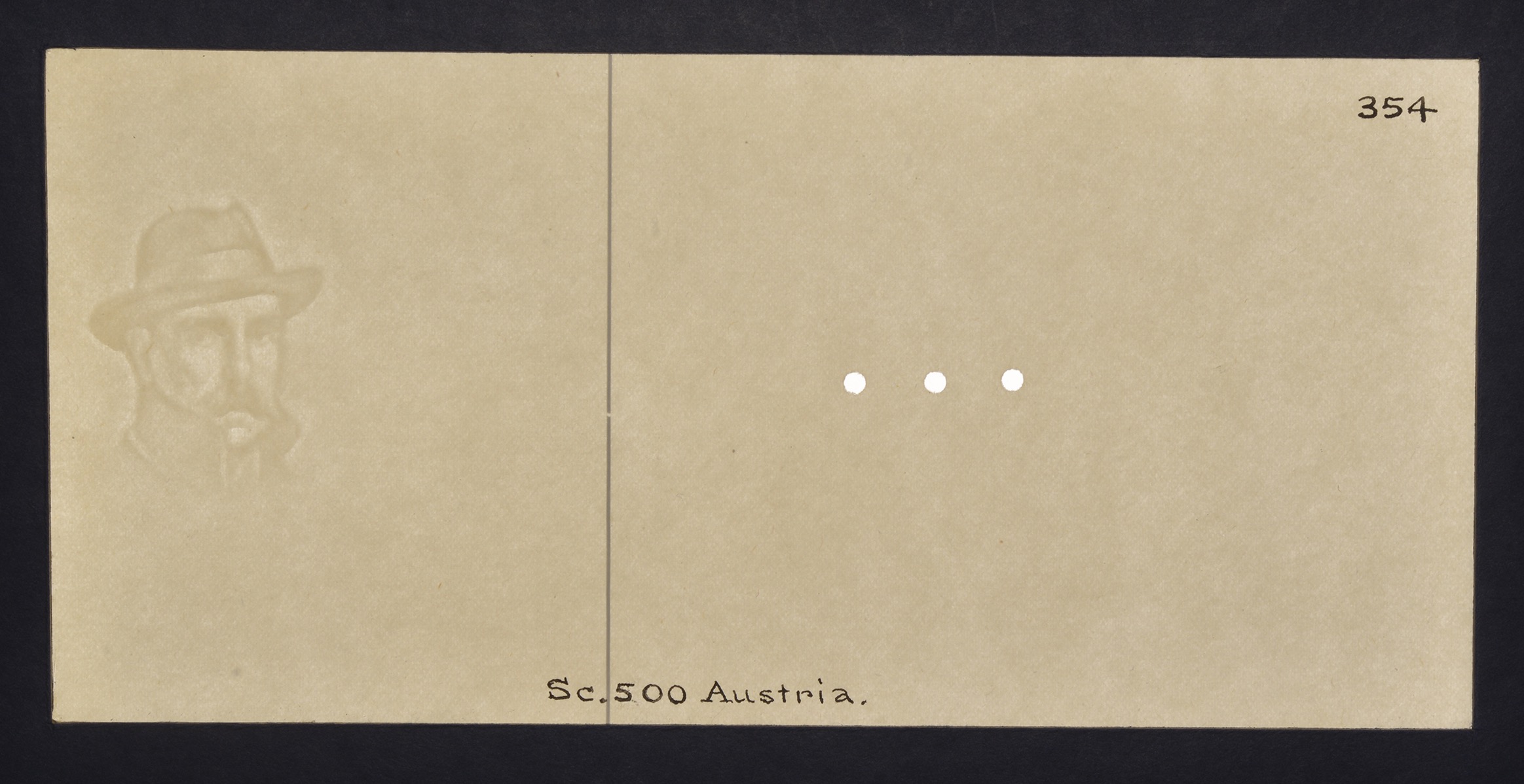 Osterreichsche Nationalbank, watermarked paper as used on the 100 Schilling (2), 2 January... - Image 3 of 6