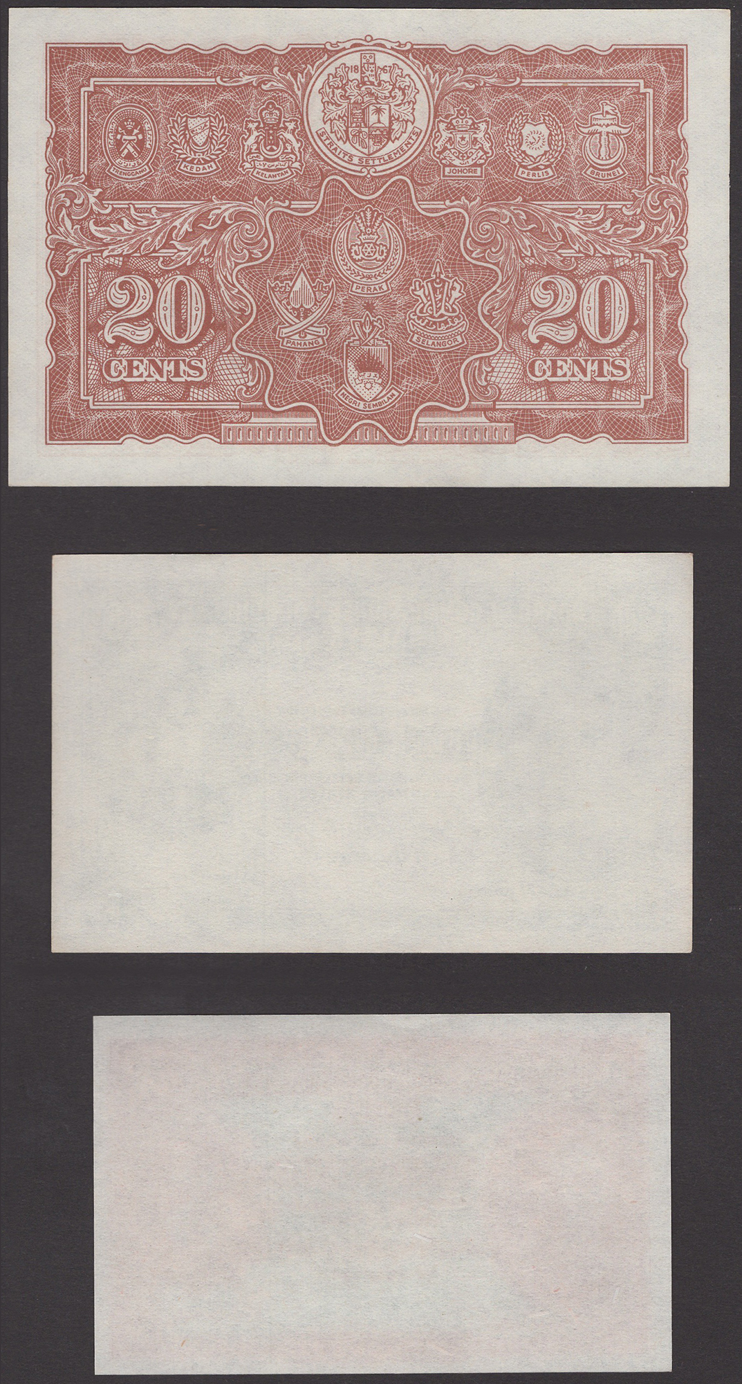 Board of Commissioners of Currency Malaya, 1 (2), 5 (2), 10 (2) and 20 Cents (2), all 1... - Image 4 of 4