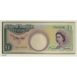 Bank of Jamaica, a Waterlow printers obverse and reverse model on board for a proposed...