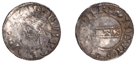 Harold II (1066), PAX type with Sceptre, Penny, London, Wulfweard, Gp B, +harold r[â€“â€“]n, rev...
