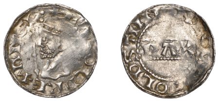 Harold II (1066), PAX type with Sceptre [BMC I; N 836; S 1186], Penny, Colchester, Golstan,...