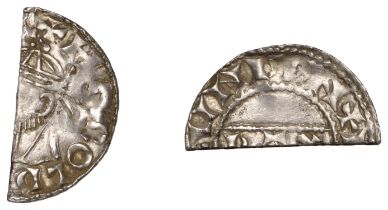 Harold II (1066), PAX type with Sceptre [BMC I; N 836; S 1186], Cut Halfpenny, London, money...