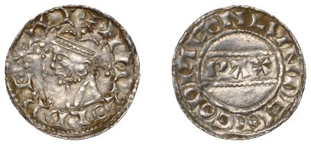 Harold II (1066), PAX type with Sceptre [BMC I; N 836; S 1186], Penny, London, Godric, Gp B,...