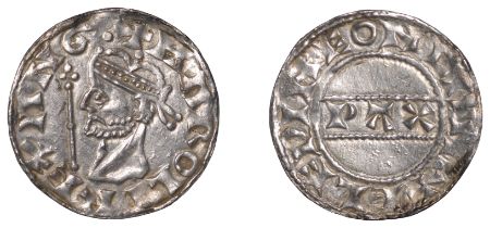 Harold II (1066), PAX type with Sceptre [BMC I; N 836; S 1186], Penny, Canterbury, Ã†lfwine,...