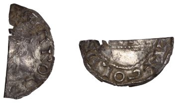 Harold II (1066), PAX type with Sceptre [BMC I; N 836; S 1186], Cut Halfpenny, Colchester, G...