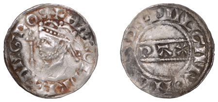 Harold II (1066), PAX type with Sceptre, Penny, London, Wulfgar, Gp A, +harold rex anglo:, r...