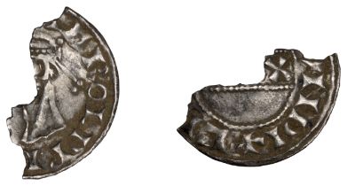 Harold II (1066), PAX type with Sceptre, Penny, London, Leofsige (?), Gp A, [â€“]arold re[â€“â€“],..